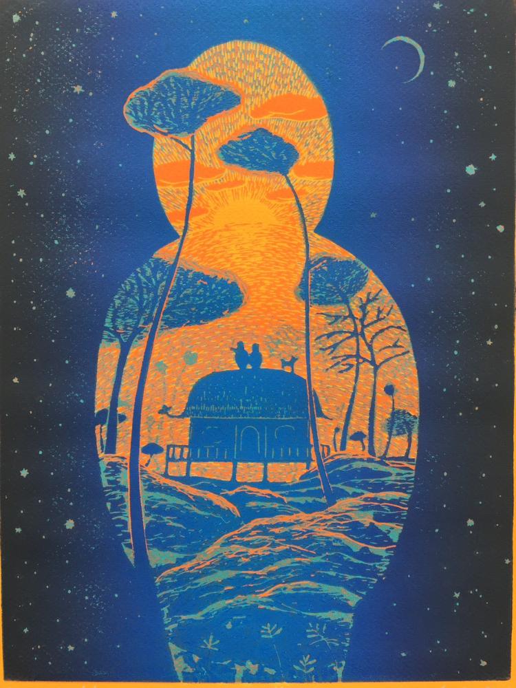 Woodcut series