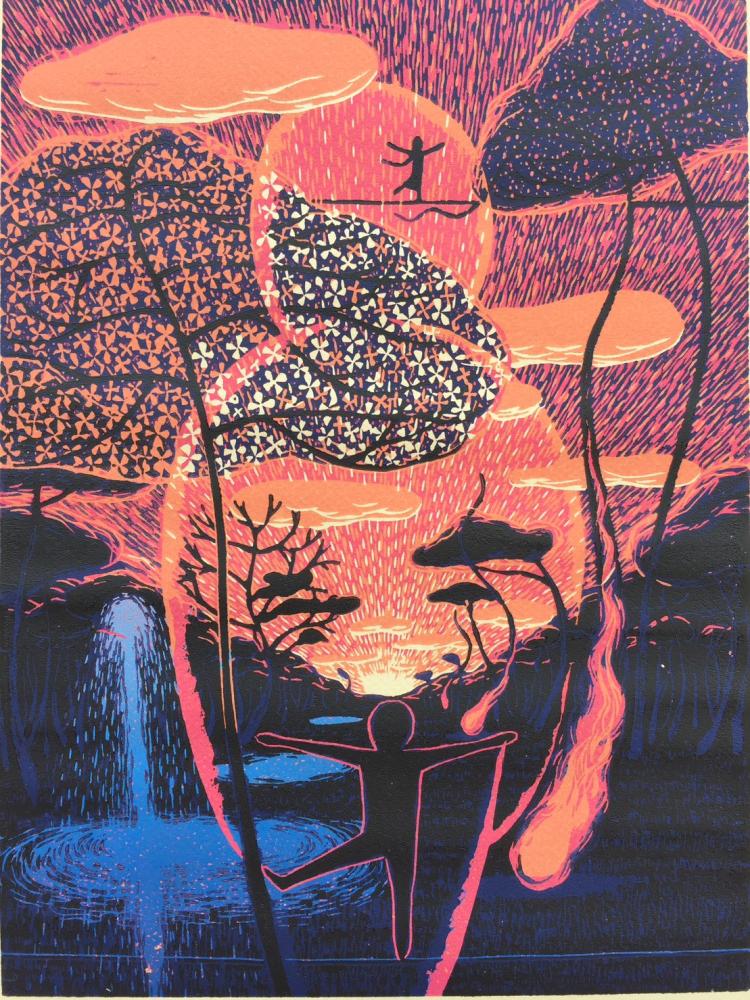 Woodcut series